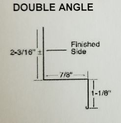10'6" DOUBLE ANGLE